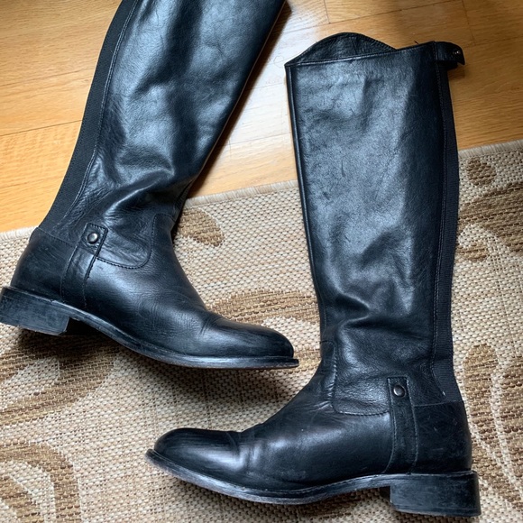 JOHNSTON & MURPHY leather equestrian back zip 8.5 - Picture 9 of 16